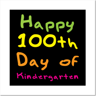 100 Day Kindergarten Posters and Art